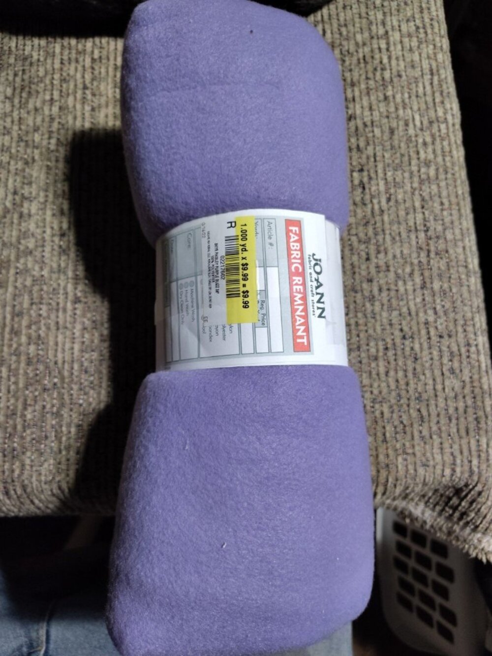 Fabric Remnant Type, Size, Color, Material And Manufacturer Varies See Pictures
